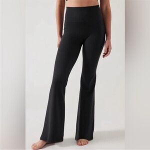 Athleta Black Salutation Stash Flare Pants M